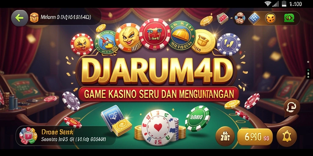 Gameplay seru DJARUM4D yang menghadirkan suasana kasino nyata.