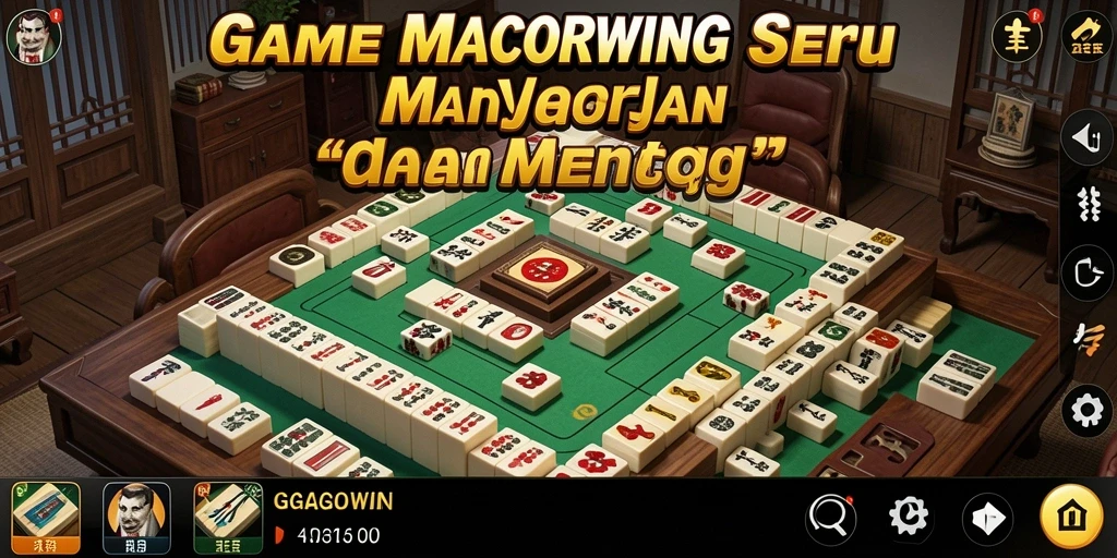 Tampilan gameplay menantang di GACORWIN dengan desain Mahjong yang elegan.