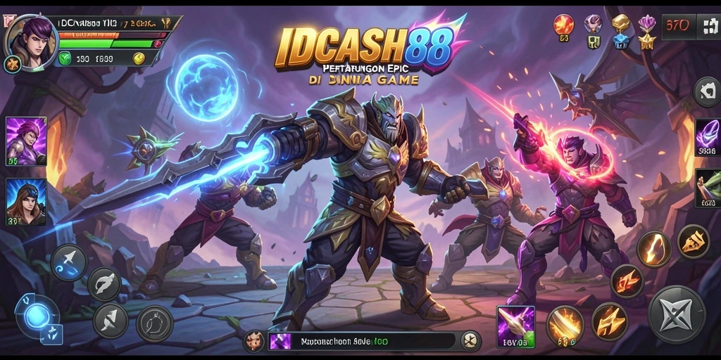 Gameplay Fighting seru dengan karakter menarik di IDCASH88.