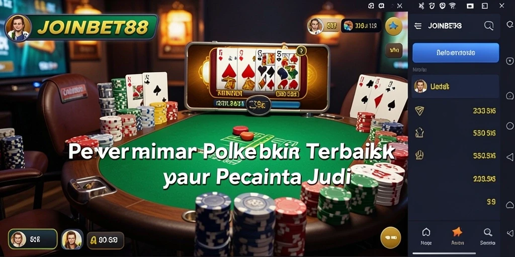 Screenshot permainan Poker di JOINBET88 menampilkan aksi seru dan grafis atraktif.